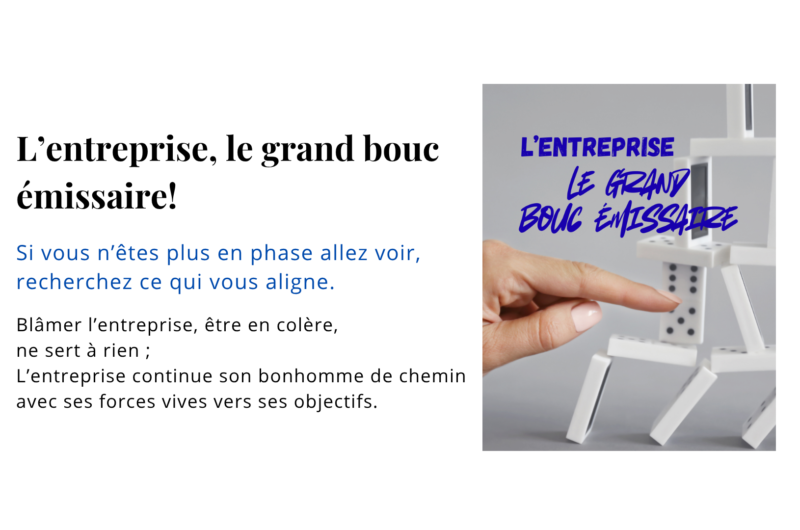 Quand on ne s’y sent plus bien, avant que la souffrance ne prenne le pas sur le plaisir, il est temps de prendre nos responsabilités et de chercher ailleurs.
